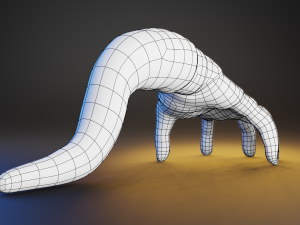 Hand Parasite 3D Model