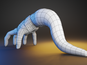 Hand Parasite 3D Model