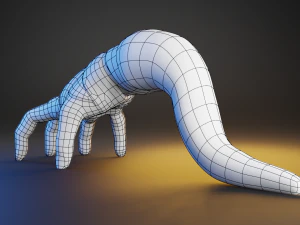 Hand Parasite 3D Model