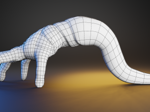 Hand Parasite 3D Model