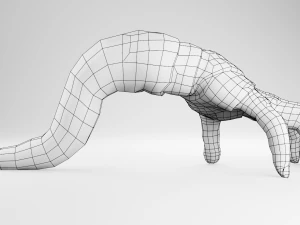 Hand Parasite 3D Model