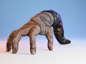 Hand Parasite 3D Model