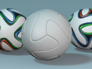 2014 soccer ball Modelo 3D