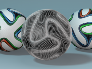 2014 soccer ball Modelo 3D