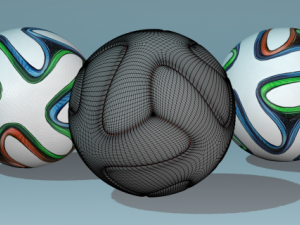 2014 soccer ball Modelo 3D