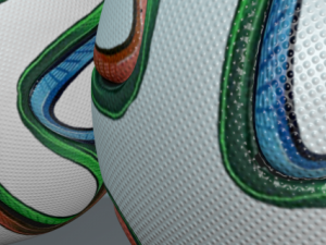 2014 soccer ball Modelo 3D
