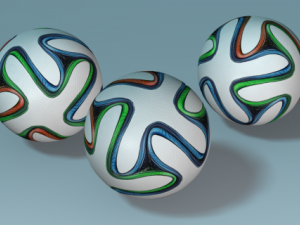 2014 soccer ball Modelo 3D