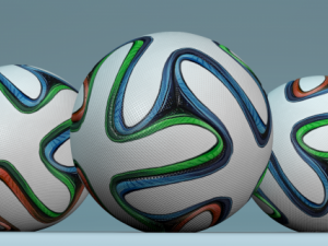 2014 soccer ball Modelo 3D