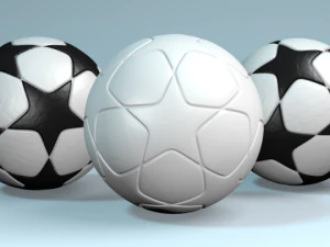 star soccer ball 3D Model