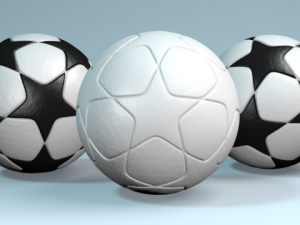 star soccer ball Modèle 3D