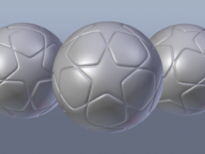 star soccer ball Modèle 3D