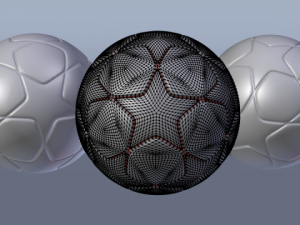 star soccer ball Modèle 3D