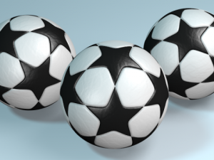 star soccer ball Modèle 3D