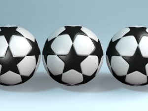 star soccer ball Modèle 3D
