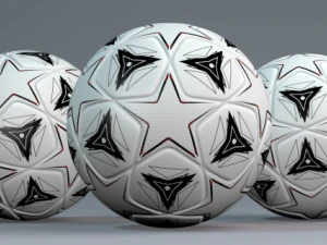 चैंपियंस लीग सॉकर बॉल 3D मॉडल