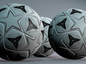 champions legue soccer ball 3D 모델