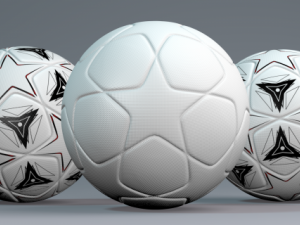champions legue soccer ball 3D 모델
