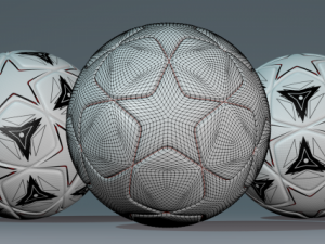 champions legue soccer ball 3D 모델