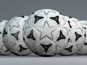 champions legue soccer ball 3D 모델