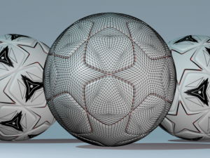 official world cup ball Model 3D