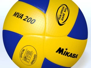 미카사 mva200 공식 fivb bal 3D 모델