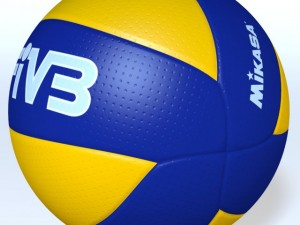 mikasa mva200 official fivb bal 3D Model
