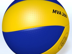 mikasa mva200 official fivb bal 3D Model