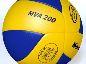 mikasa mva200 official fivb bal 3D Model