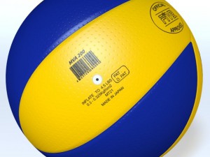 mikasa mva200 official fivb bal 3D Model