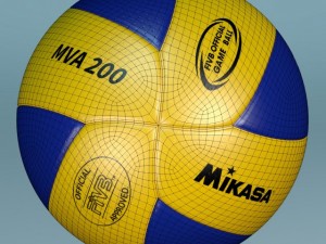 mikasa mva200 official fivb bal 3D Model