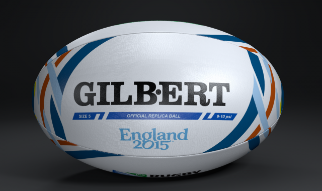 gilbert official rwc 2015 Modelo 3D .c4d .max .obj .3ds .fbx .stl .blend 