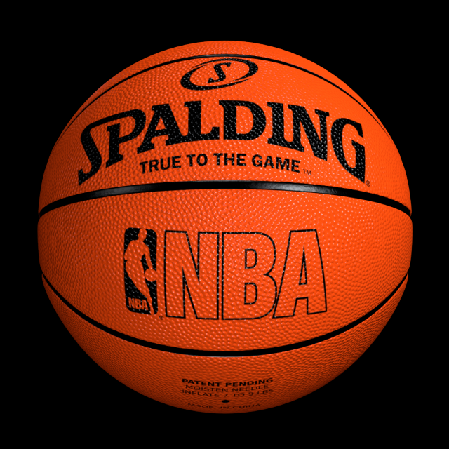 spalding basketball 3D Model .c4d .max .obj .3ds .fbx .stl .blend