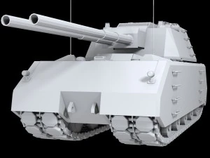 witte maus 3D Model