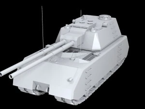 witte maus 3D Model