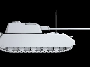 witte maus 3D Model