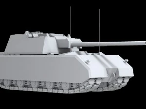 witte maus 3D Model