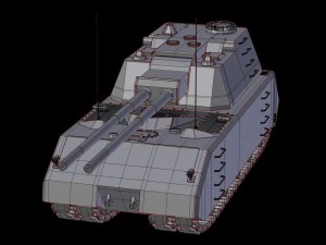 witte maus 3D Model