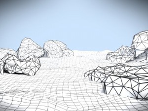 low poly rocks game assets 3D Модель