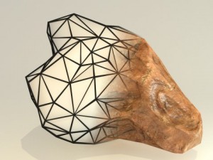 low poly rocks game assets 3D Модель