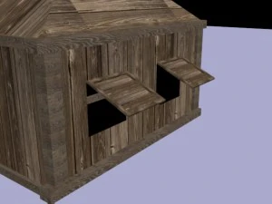 wooden tower 3D Model