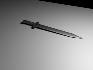 4  medieval swords Modèle 3D