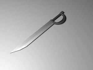 4  medieval swords 3D Model