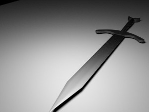 4  medieval swords Modèle 3D