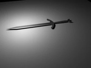 4  medieval swords 3D Model