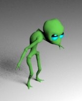 extraterrestrialanimated 3D Model .c4d .max .obj .3ds .fbx .stl .blend 