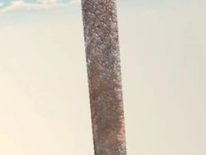 spada arrugginita Modello 3D