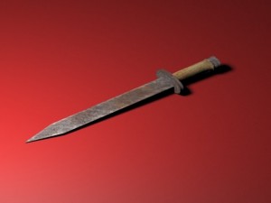 rusty sword Modello 3D