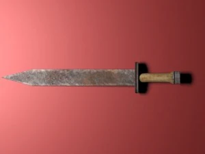 rusty sword 3D Model