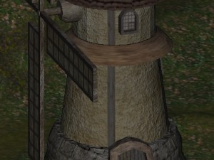 medieval wind mill animatedsound 3D Model