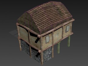 medieval house 3D Модель
